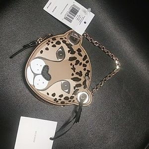 Kate spade leopard coin purse